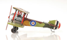 Load image into Gallery viewer, Hand Painted Model Airplane Tabletop Sculpture (401097) - Green
