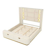 Load image into Gallery viewer, La Pierre - Bed With Storage Drawers And LED Headboard
