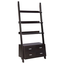 Load image into Gallery viewer, Blackburn - 3 Piece Ladder Bookshelf Set With Modular Design - Cappuccino
