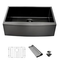 Load image into Gallery viewer, Farmhouse Kitchen Sink, Stainless Steel, Apron Front
