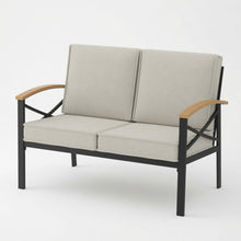 Load image into Gallery viewer, Outdoor Loveseat With Washable Cushions
