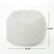 Load image into Gallery viewer, Mahin - Rounded 5 Foot Bean Bag Cozy Modern Design - White
