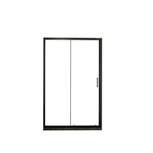 Load image into Gallery viewer, Single Sliding Shower Door, Thick Clear Tempered Glass Shower Door With Stainless Steel Handle
