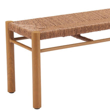 Load image into Gallery viewer, 48" Natural Metal and Aluminum Bench
