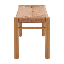 Load image into Gallery viewer, 48" Natural Metal and Aluminum Bench
