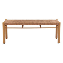 Load image into Gallery viewer, 48" Natural Metal and Aluminum Bench
