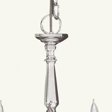 Load image into Gallery viewer, 15" Five Light Metal Dimmable Chandelier With Shades - Nickel
