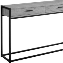 Load image into Gallery viewer, Frame Console Table And Drawers - Gray And Black
