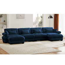 Load image into Gallery viewer, Super Comfort Oversized Modular Sectional Sofa With Movable Ottoman
