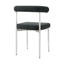 Load image into Gallery viewer, Upholstered Polyester Open Back Dining Chairs (Set of 2) - Gray
