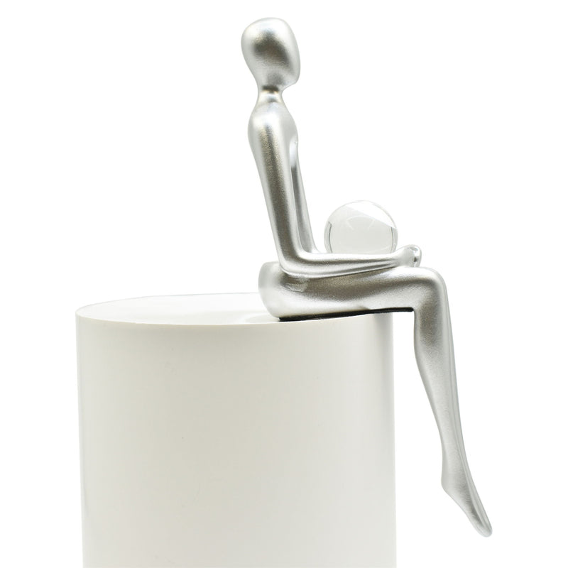 People Tabletop Sculpture (Set of 3) - Silver