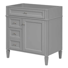 Load image into Gallery viewer, Bathroom Vanity With 2 Drawers And Tip-Out Drawer, Storage Cabinet
