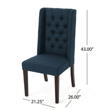 Load image into Gallery viewer, Sophisticated Tufted Dining Chair With High Back Design
