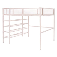 Load image into Gallery viewer, Loft Bed With 4 Tier Shelves And Storage
