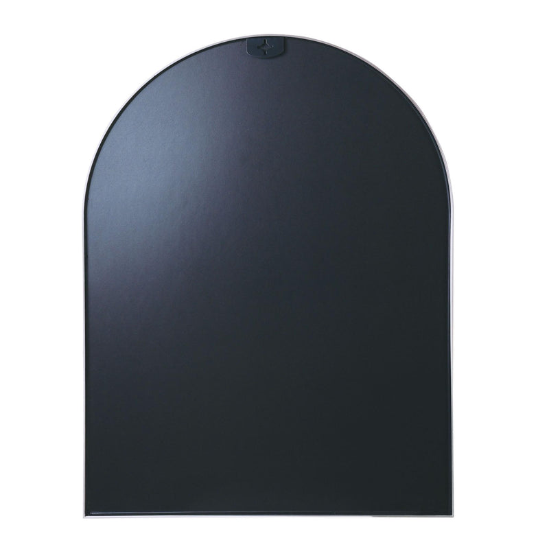 Aluminum Arch Framed Bathroom Vanity Mirror (756081) - Silver