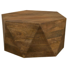 Load image into Gallery viewer, Athena - Hexagonal Top Coffee Table Coffee Table With Geometric Design - Natural
