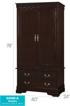 Load image into Gallery viewer, Elegant Traditional Armoire
