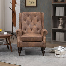 Load image into Gallery viewer, Modern Accent Armchair With Sturdy Wood Legs
