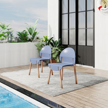 Load image into Gallery viewer, 4 Piece Set Of Single Chairs With A Design Combining Modern And Traditional Elements
