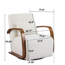 Load image into Gallery viewer, Swivel Accent Rotatable Ergonomic Single Chair For Living Room
