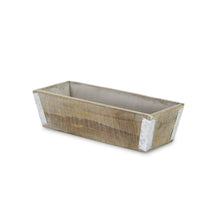 Load image into Gallery viewer, Rectangular Planter Box (638083) - Natural / Silver
