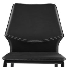 Load image into Gallery viewer, Upholstered Faux Leather Dining Side Chair (Set of 4) - Black
