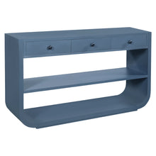 Load image into Gallery viewer, Console Table With 3 Soft Close Drawers &amp; 2 Open Shelves
