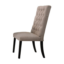 Load image into Gallery viewer, Tufted And Upholstered Linen Open Back Dining Side Chairs (Set of 2) - Tan
