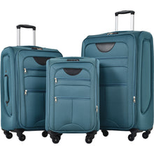 Load image into Gallery viewer, Softside Luggage Expandable 3 Piece Set Suitcase Upright Spinner Softshell Lightweight Luggage Travel Set

