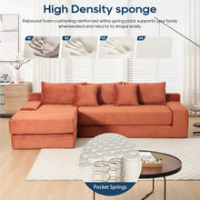 Load image into Gallery viewer, Modern L - Shaped Sectional Couch With Memory Foam
