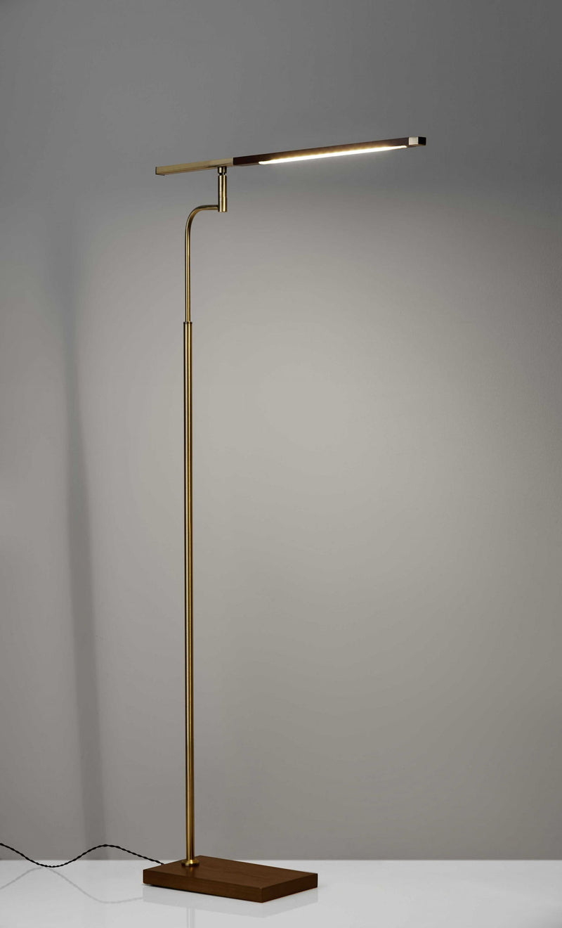 Task Floor Lamp - Brown