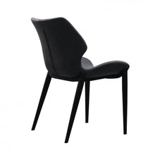 Load image into Gallery viewer, Upholstered Faux Leather Wing Back Dining Side Chairs (Set of 2) - Gray

