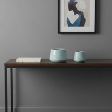 Load image into Gallery viewer, Geometric Round Pot Planters (Set of 2) - Blue

