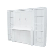 Load image into Gallery viewer, Murphy Bed With Desk And Bookshelf
