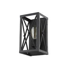 Load image into Gallery viewer, Metal Geometric Wall Light - Matte Black
