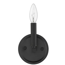 Load image into Gallery viewer, One Light Wall Sconce - Matte Black
