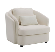 Load image into Gallery viewer, Mariko - Linen Chair With 1 Toss Pillow - Beige
