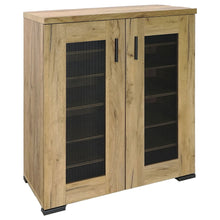 Load image into Gallery viewer, Door Accent Cabinet With Screens - Brown
