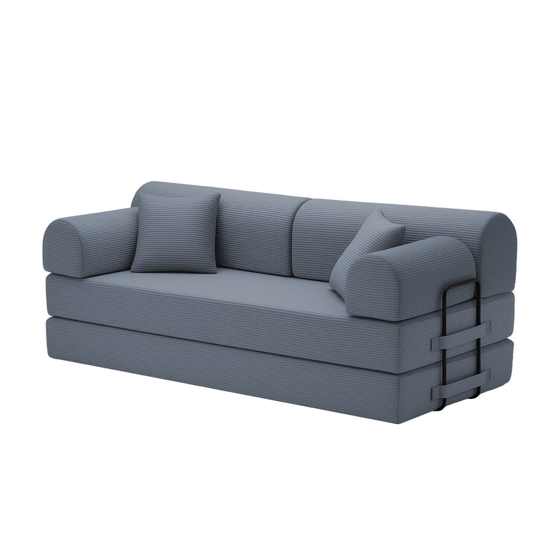 Convertible Sleeper Sofa Bed, Floor Lounge Couch For Living Room