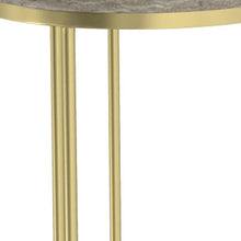Load image into Gallery viewer, Iron Round End Table (Set of 2) - Gold
