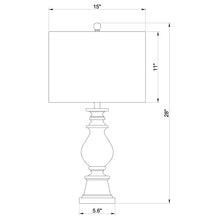 Load image into Gallery viewer, Wahlburg - Drum Shade Table Lamp - Oatmeal
