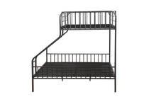 Load image into Gallery viewer, Caius - Twin Long Queen Bunk Bed - Gun
