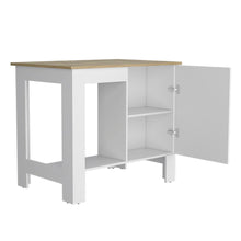 Load image into Gallery viewer, 35" Kitchen Island With Storage - White
