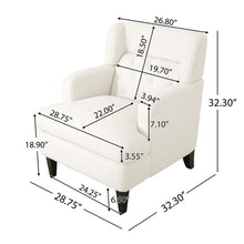 Load image into Gallery viewer, Upholstered Accent Chair Tufted Armchair For Living Room And Bedroom
