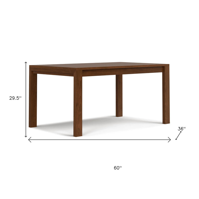 Wooden Dining Table - Walnut