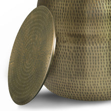 Load image into Gallery viewer, Griffen - Handcrafted Metal Storage Accent Table
