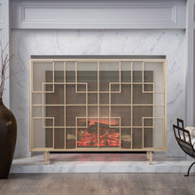 Load image into Gallery viewer, Dorothy - Modern Single Panel Iron Fire Screen
