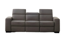 Load image into Gallery viewer, Reclining Sofa With Black Legs - Brown
