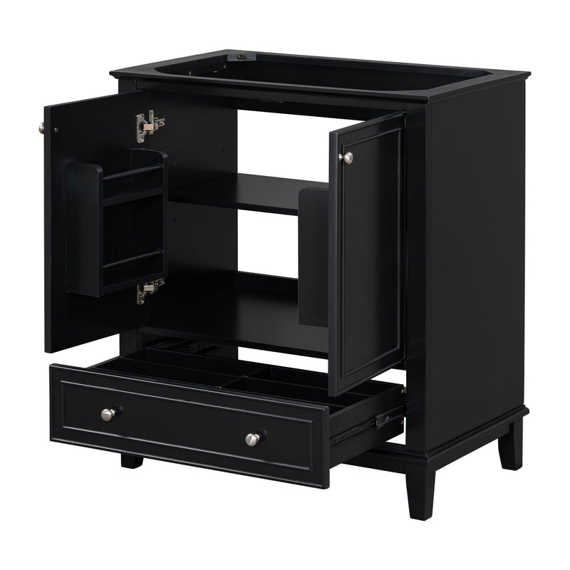 Modern Bathroom Vanity Base Only With Doors And Drawer