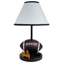 Load image into Gallery viewer, Bedside Table Lamp With White Shade - Brown
